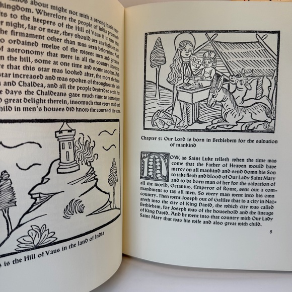 1978 Story of the Three Kings Melchior Balthasar Jaspar Nativity Woodcut Art - Picture 8 of 12